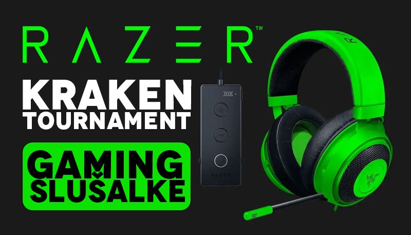 Razer Kraken Tournament Gaming Slusalke z Mikrofonom