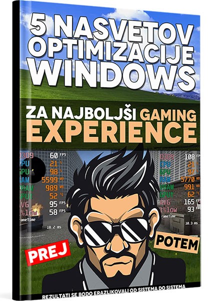 Knjiga za optimizacijo windows na gaming racunalniku