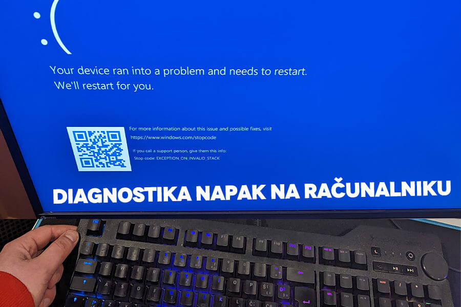 Natančna diagnostika in testiranje vaše strojne opreme