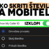 Kako skriti številko na mobitelu Android in IOS