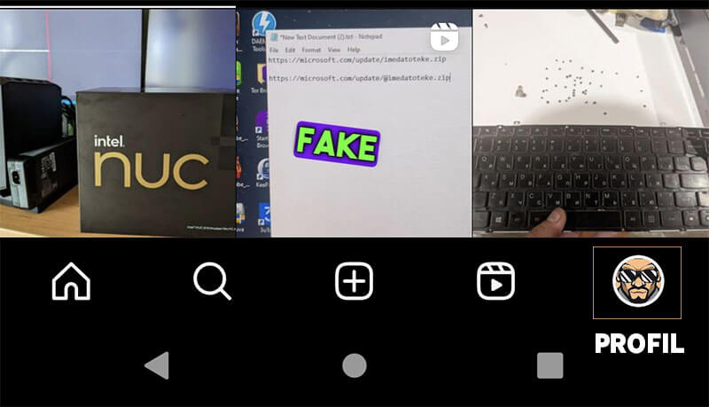 ikono instagram profila pcagent v spodnjem desnem kotu zaslona ikono instagram profila pcagent v spodnjem desnem kotu zaslona