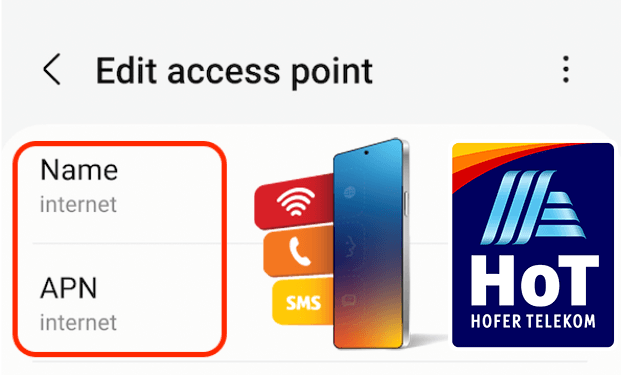 Navodila za nastavitev APN za HOT Navodila za nastavitev APN za HOT