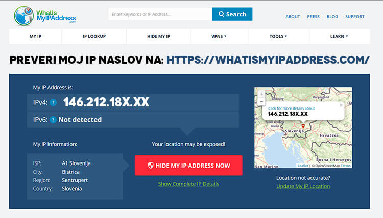 What is my ip address spletna stran za preveriti moj ip naslov What is my ip address spletna stran za preveriti moj ip naslov