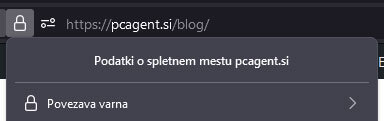 Brskajte varno po PC Agent