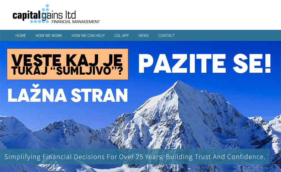 Kako prepoznati lažne spletne strani Kako prepoznati lažne spletne strani