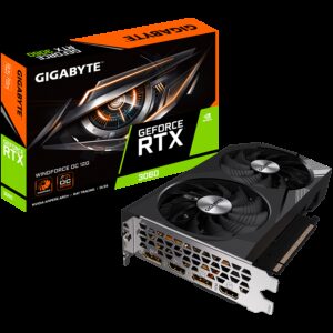 GIGABYTE GeForce RTX 3060 WINDFORCE OC 12G GDDR6 12GB192bit graficna kartica PCI E 4.0 x16 2xHDMI 2xDP WINDFORCE 2X Retail