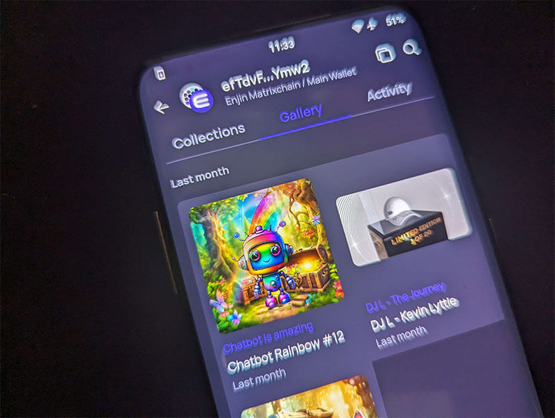 Zbirajte NFTje v kripto denarnici enjin wallet Zbirajte NFTje v kripto denarnici enjin wallet