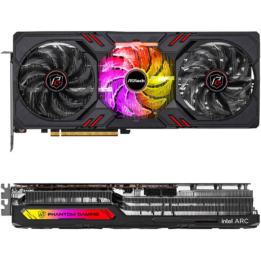 ASROCK Intel Arc A770 16GB   Phantom Gaming D Grafična Kartica