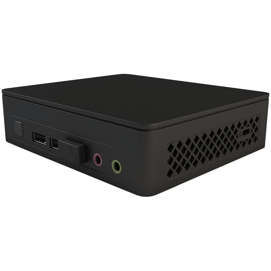 ASUS NUC 11 Essential Kit NUC11ATKC2 Celeron Processor N4505 M.2 22x80 6xUSB LAN HDMI DP EU cord single pack EAN5032037233439 1