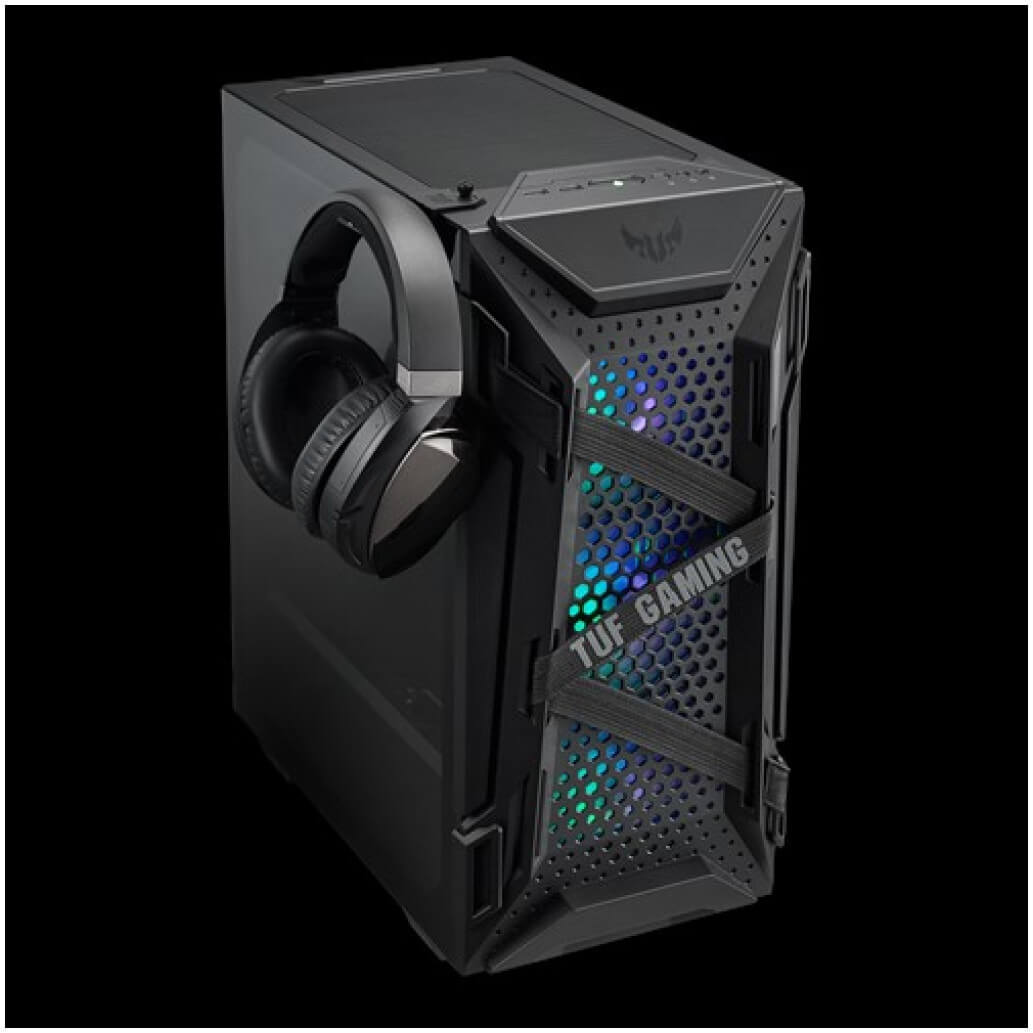 Ohisje Asus TUF Gaming GT301 MidiATX crna RGB 7