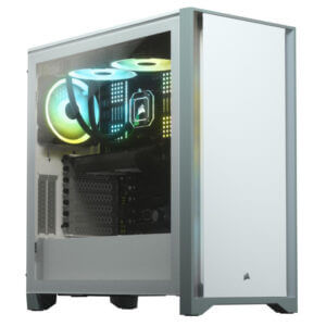 Ohisje Corsair 4000D Tempered Glass ATX bela
