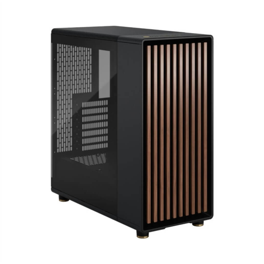 Ohisje Fractal Design North Charcoal steklena stranica MidiATX crna 1