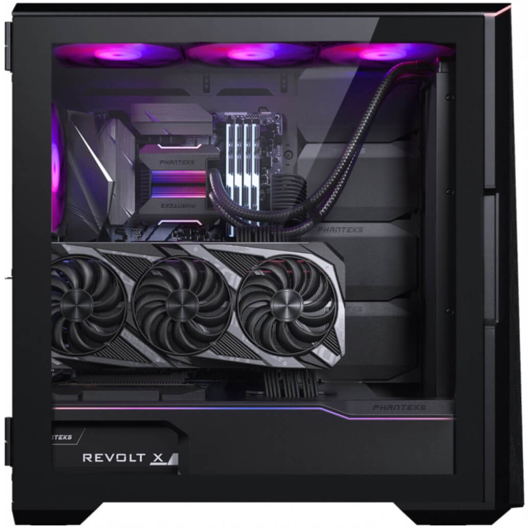 Ohisje Phanteks Eclipse G500A ATX crna RGB 1