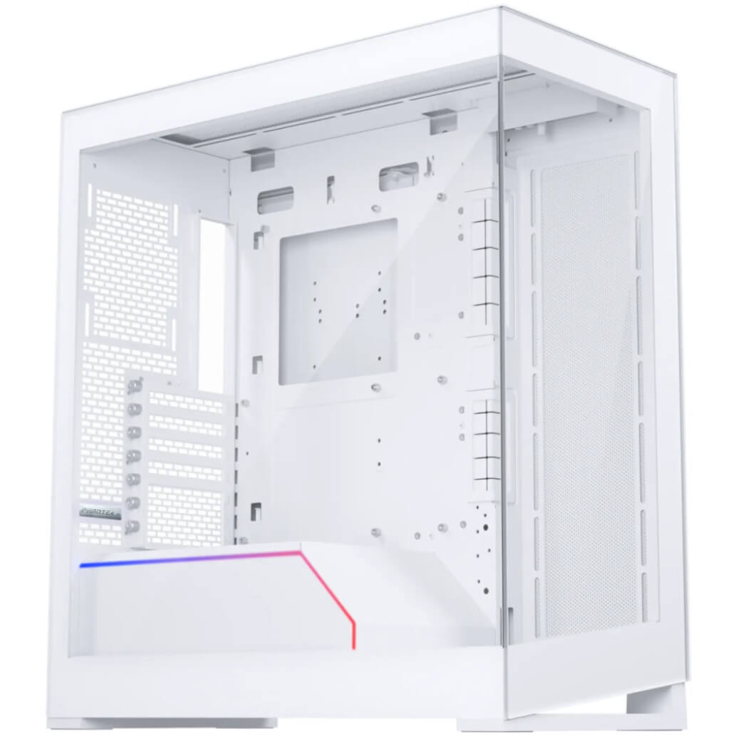 Ohisje Phanteks NV5 TEMPERED GLASS D ATX bela RGB