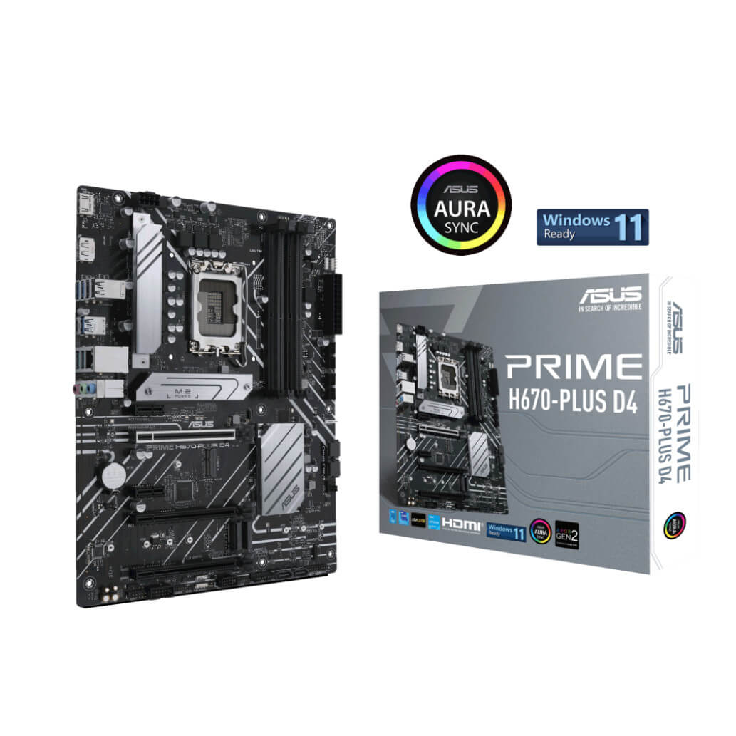 Osnovna plosca 1700 ASUS PRIME H670 PLUS D4 HDMI DisplayPort
