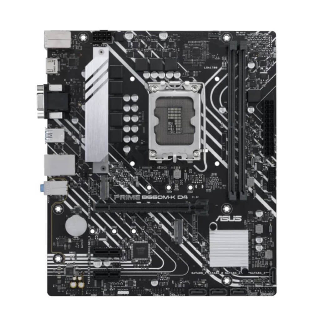 Osnovna plosca 1700 Asus PRIME B660M K D4 microATX 1xVGA 1xHDMI 2.0 1