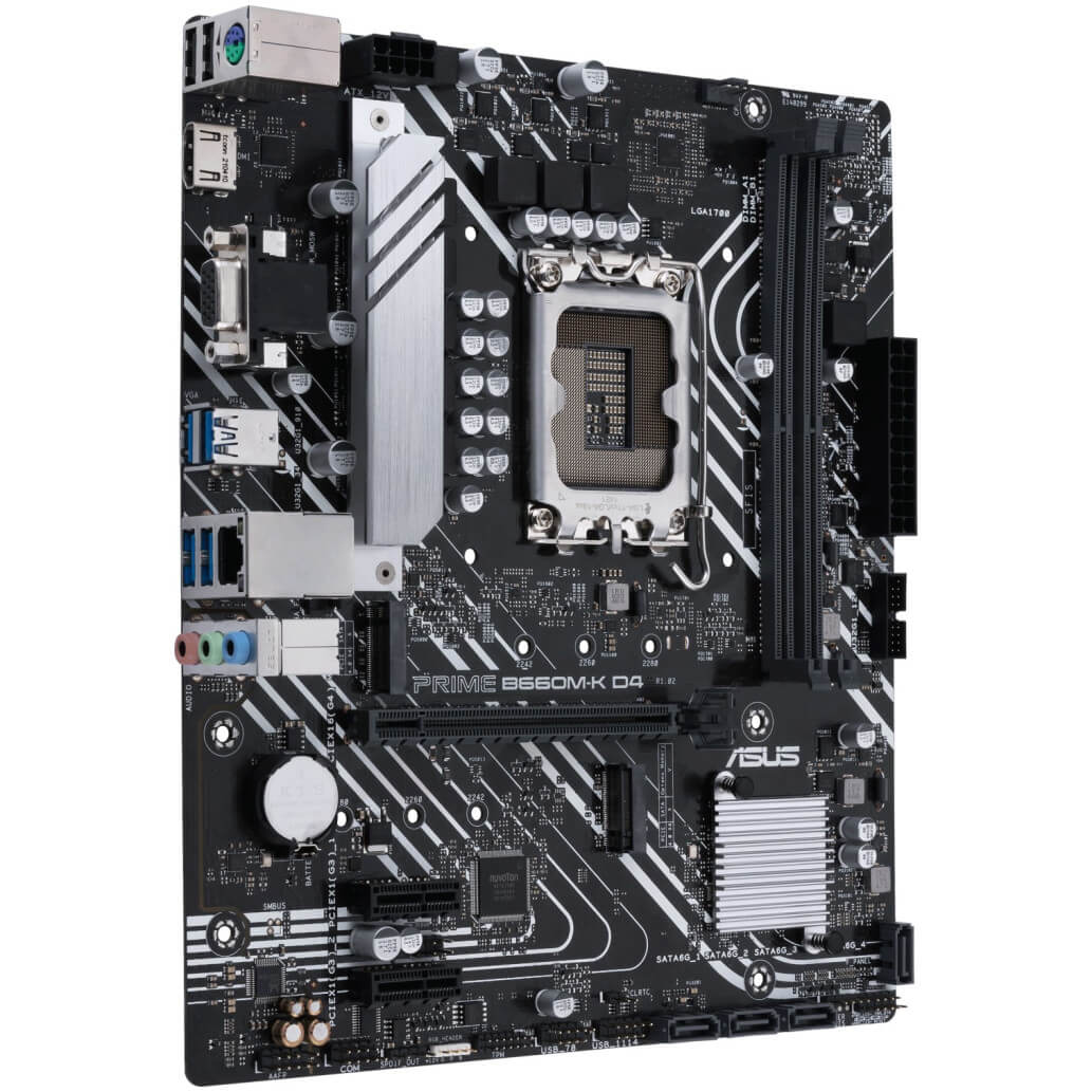 Osnovna plosca 1700 Asus PRIME B660M K D4 microATX 1xVGA 1xHDMI 2.0 5