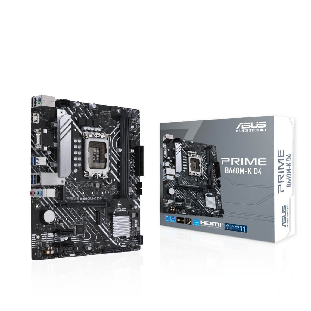 Osnovna plosca 1700 Asus PRIME B660M K D4 microATX 1xVGA 1xHDMI 2.0 9