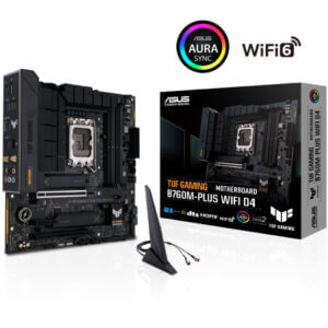 Osnovna plosca 1700 Asus TUF GAMING B760M PLUS WIFI D4 microATX 1xHDMI 2.1 1xDisplayPort 1.4