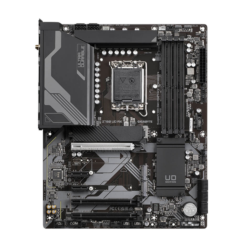 Osnovna plosca 1700 GIGABYTE Z790 UD AX DDR5 USB C 20gbps HDMI DisplayPort 2.5GbE WiFi 6E 6