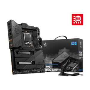 Osnovna plosca 1700 MSI MEG Z690 UNIFY ATX DDR5 WiFi BT 5.2 2x25Gb LAN 5xM.2 USB C 20Gbps