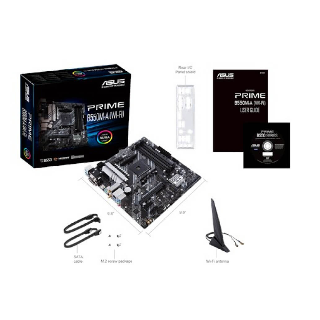 Osnovna plosca AM4 Asus PRIME B550M A microATX VGA DVI HDMI 6