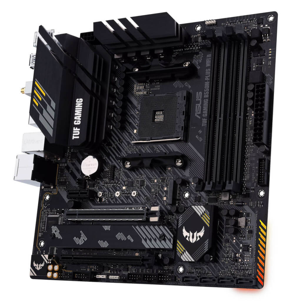 Osnovna plosca AM4 Asus TUF GAMING B550M PLUS WIFI II microATX 1xHDMI 2.1 1xDisplayPort 1.4 1