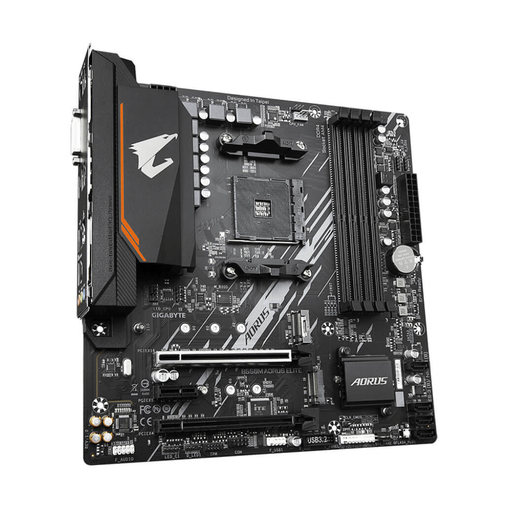 Osnovna plosca AM4 GigaByte B550M AORUS ELITE microATX DVI D HDMI 3
