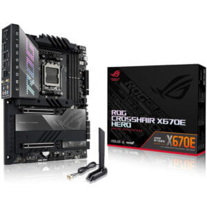 Osnovna plosca AM5 ASUS ROG CROSSHAIR X670E HERO WiFi DDR5 RGB
