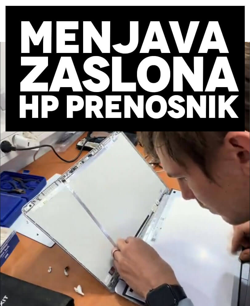 Menjava zaslona na HP Servis pri PC Agent Menjava zaslona na HP Servis pri PC Agent