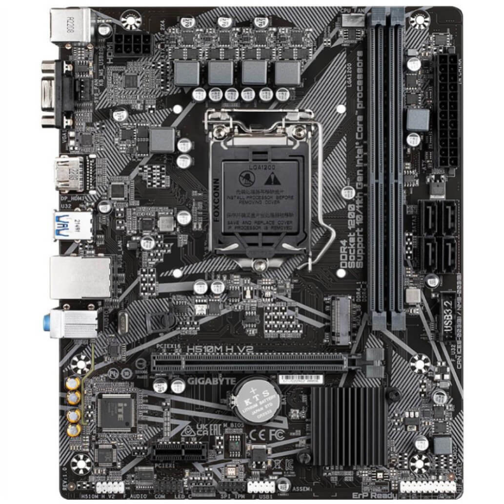 Osnovna plosca 1200 GigaByte H510M H V2 microATX 1xVGA 1xHDMI 1.4 1