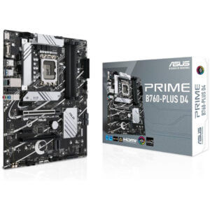 Osnovna plosca 1700 Asus PRIME B760 Plus D4 ATX 1xVGA 1xHDMI 2.1 1xDisplayPort 1.4 3xM.2 RAID