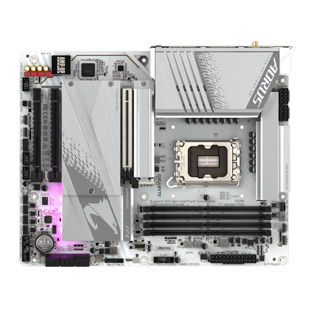 Osnovna plosca 1700 GigaByte Z790 AORUS ELITE AX ICE ATX 1xHDMI 2.1 1xDisplayPort 1.4 2