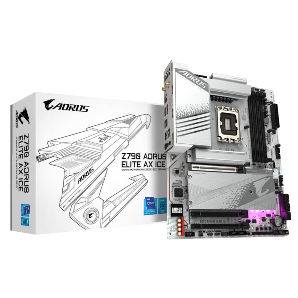 Osnovna plosca 1700 GigaByte Z790 AORUS ELITE AX ICE ATX 1xHDMI 2.1 1xDisplayPort 1.4
