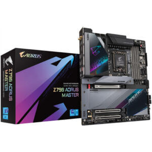 Osnovna plosca 1700 Gigaybte Z790 AORUS MASTER E ATX D5 2xUSB C 20Gbps DP 10 GbE WiFi 6E