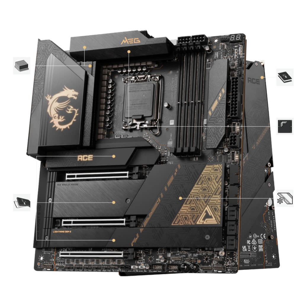 Osnovna plosca 1700 MSI MEG Z790 ACE ATX 2xMini Displayport 2