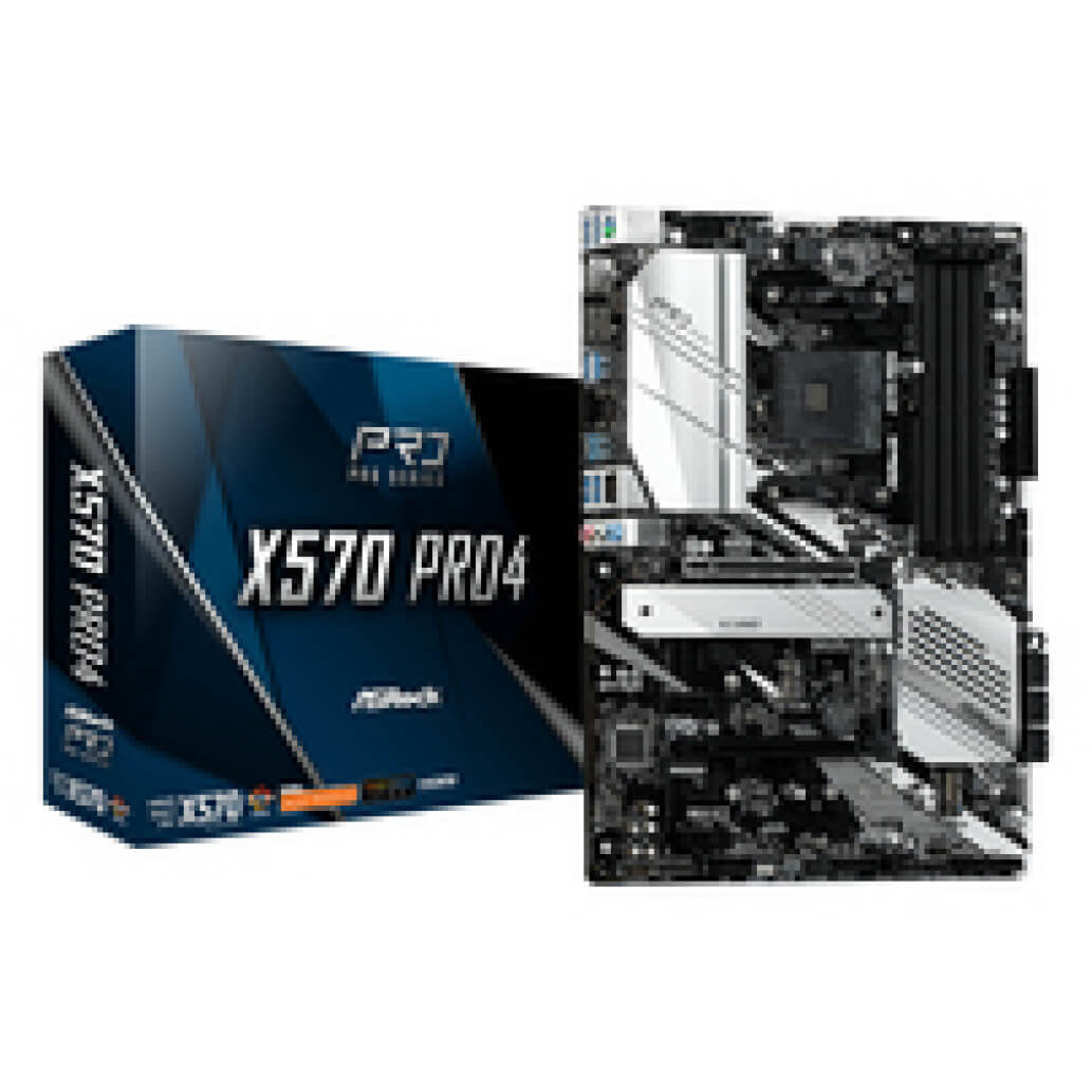 Osnovna plosca AM4 Asrock X570 Pro4 ATX 1xHDMI 1xDisplayPort 1.2 2