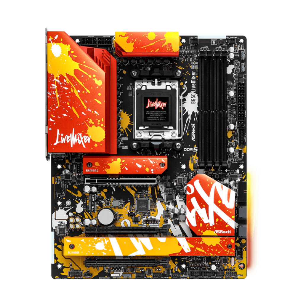 Osnovna plosca AM5 Asrock B650 LiveMixer ATX 1xHDMI 2.1 1xDisplayPort 1.4 1