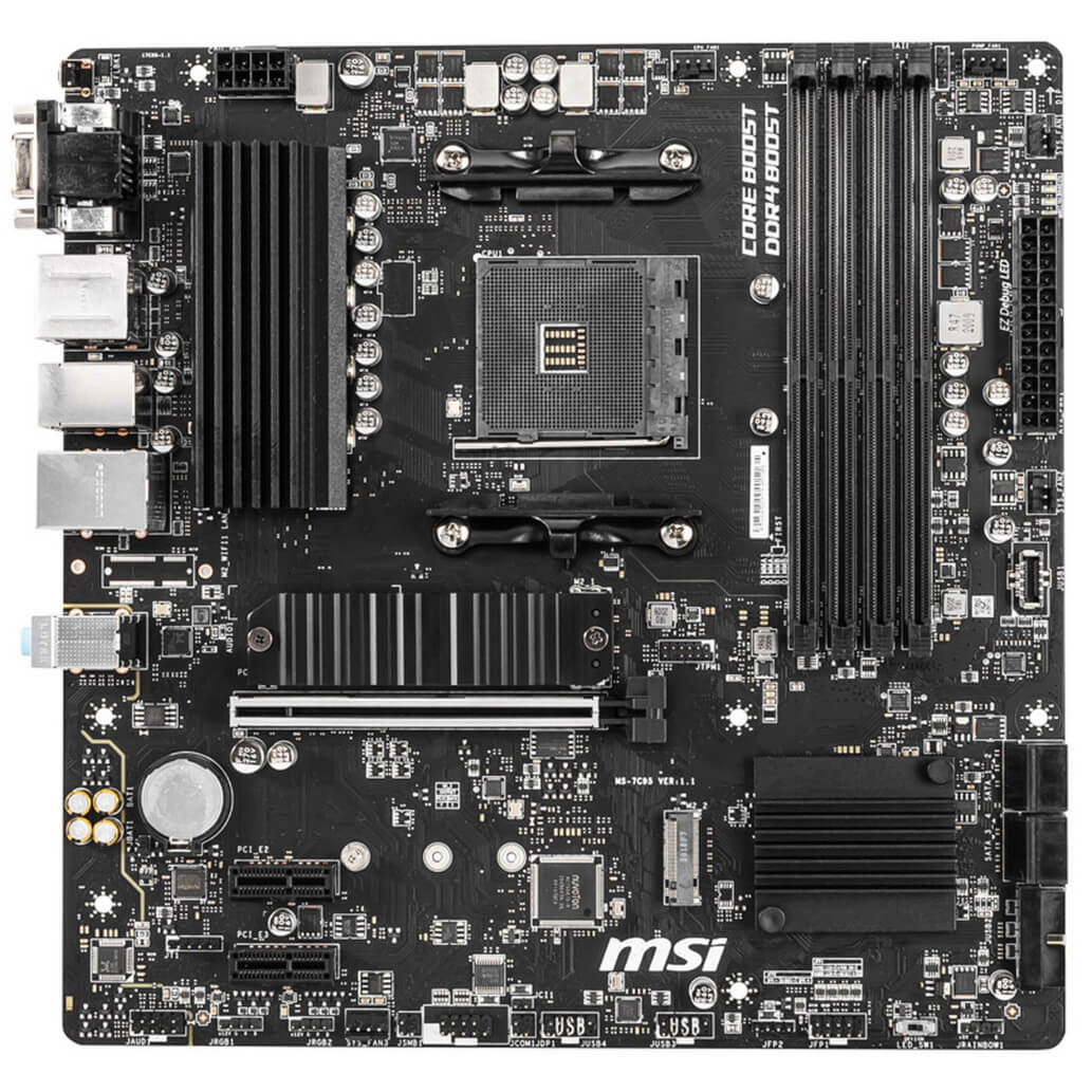 Osnovna plosca AM4 MSI B550M PRO VDH microATX 1xVGA 1xHDMI 1xDisplayPort 2