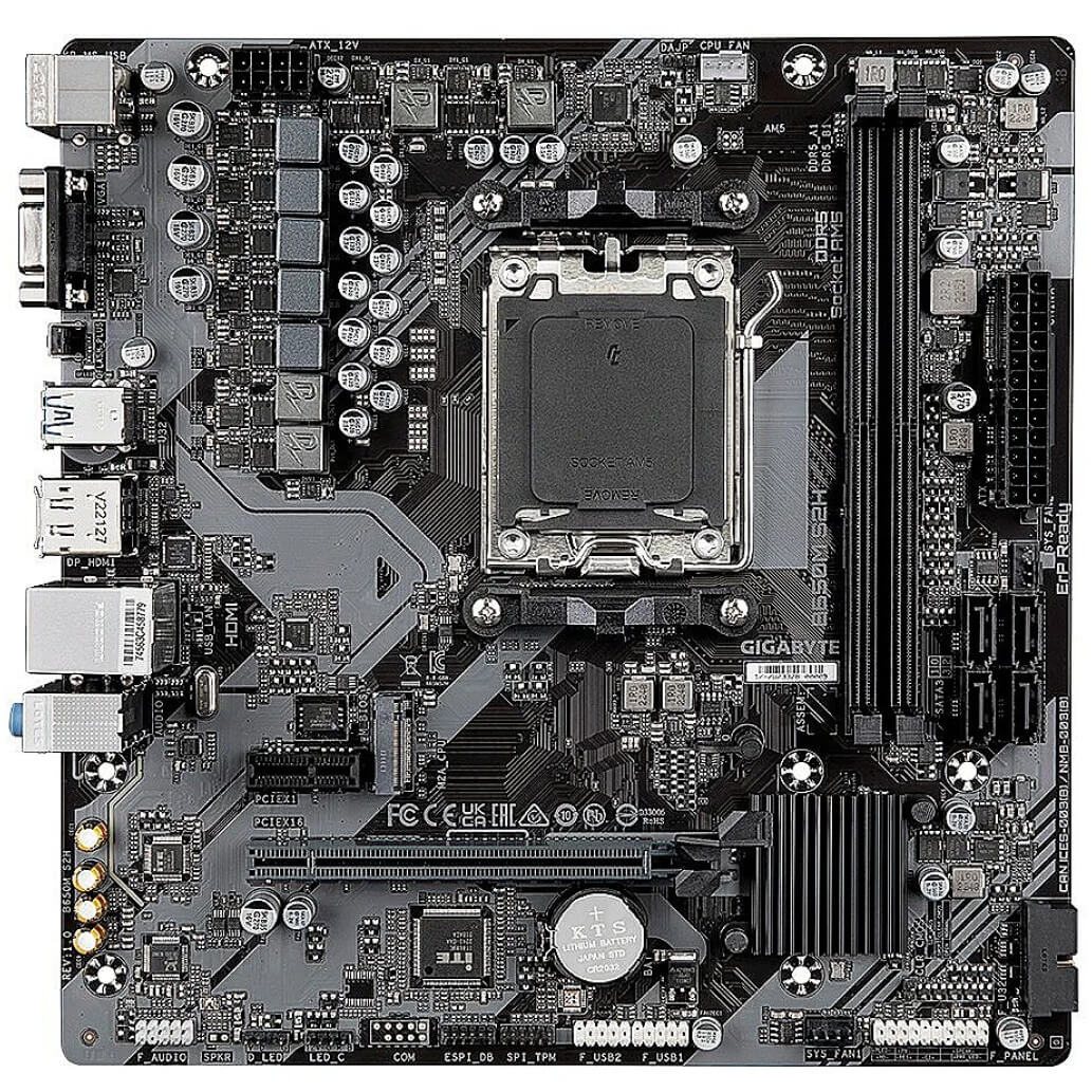 Osnovna plosca AM5 GigaByte B650M S2H microATX 1xVGA 1xHDMI 2.1 1xDisplayPort 1.4 1