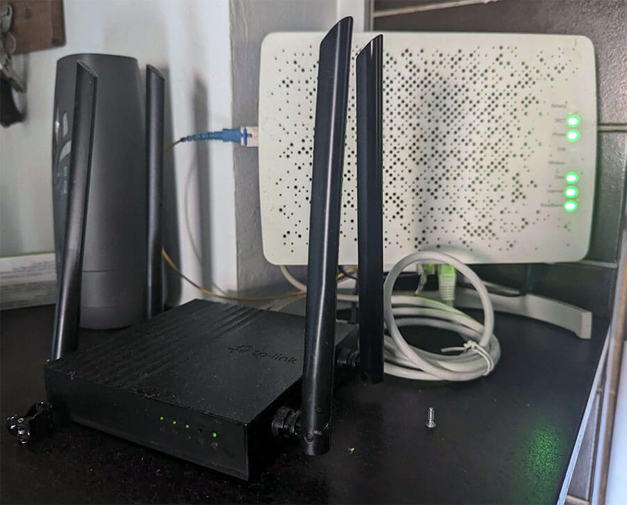 Preverite modem in wifi ruter Preverite modem in wifi ruter