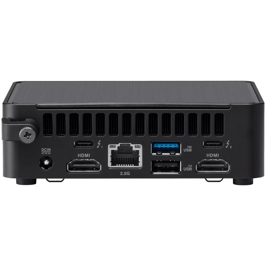ASUS NUC 14 Pro Kit RNUC14RVKI300002I Intel Core 3 100U Intel Graphics 4xUSB M.2 22x80 NVMe 22x42 NVMe 25Gbe LAN 2xHDMI 2x Thunderbolt 4 USB C DP AX211.D2WG.NV EU Cord Slim Kit L6 EAN4711387492260 1
