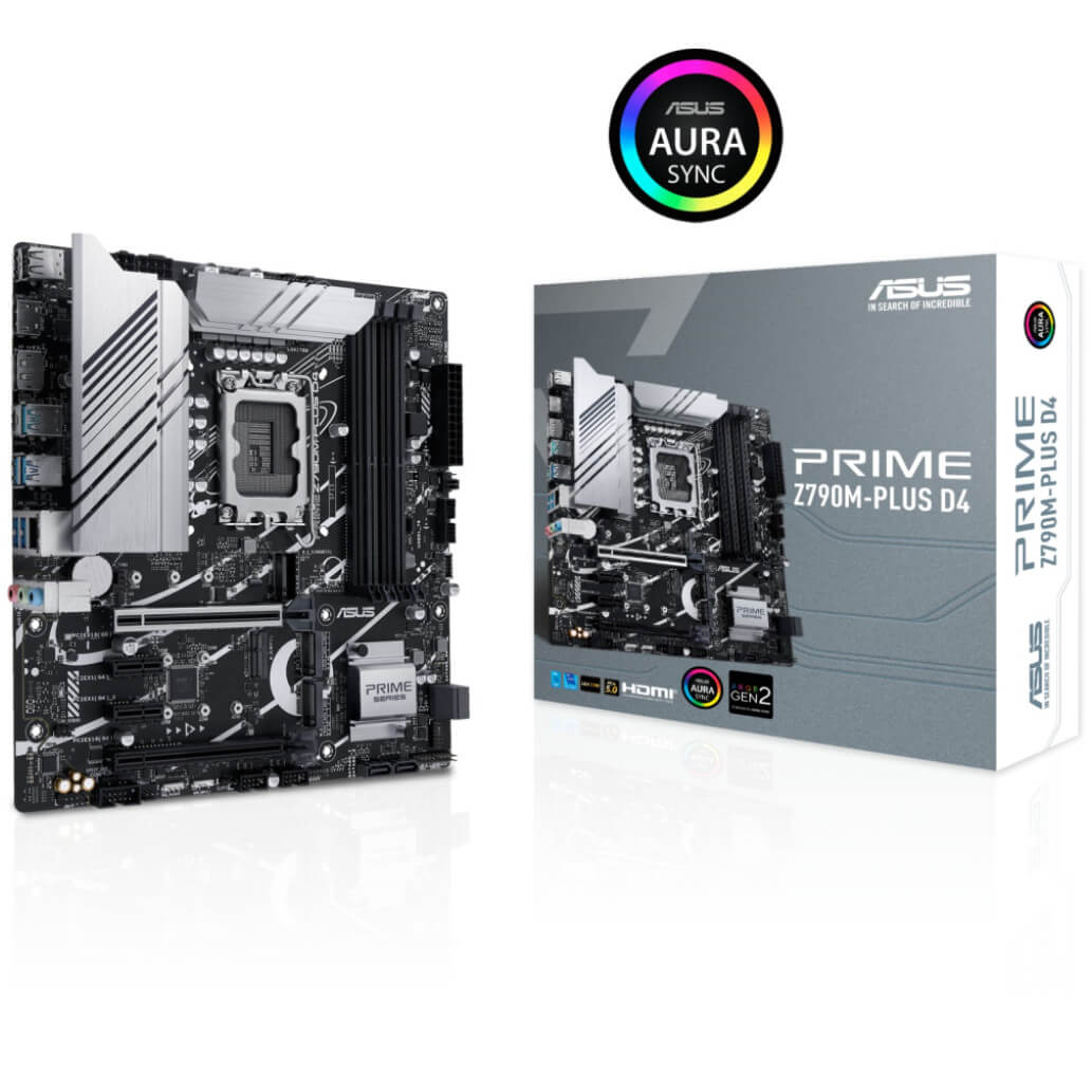 Osnovna plosca 1700 Asus PRIME Z790M PLUS D4 microATX 1xHDMI 2.1 1xDisplayPort 1.4