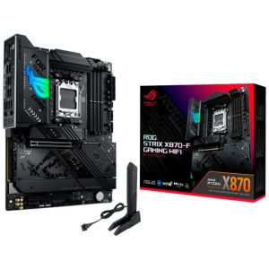 Osnovna plosca AM5 Asus ROG STRIX X870 F GAMING WIFI ATX 1xHDMI 2.1 1xDisplayPort 1.4 RAID 10