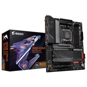 Osnovna plosca AM5 Gigabyte B650 AORUS ELITE AX DDR5 HDMI DisplayPort 3xM.2 WiFi Bluetooth