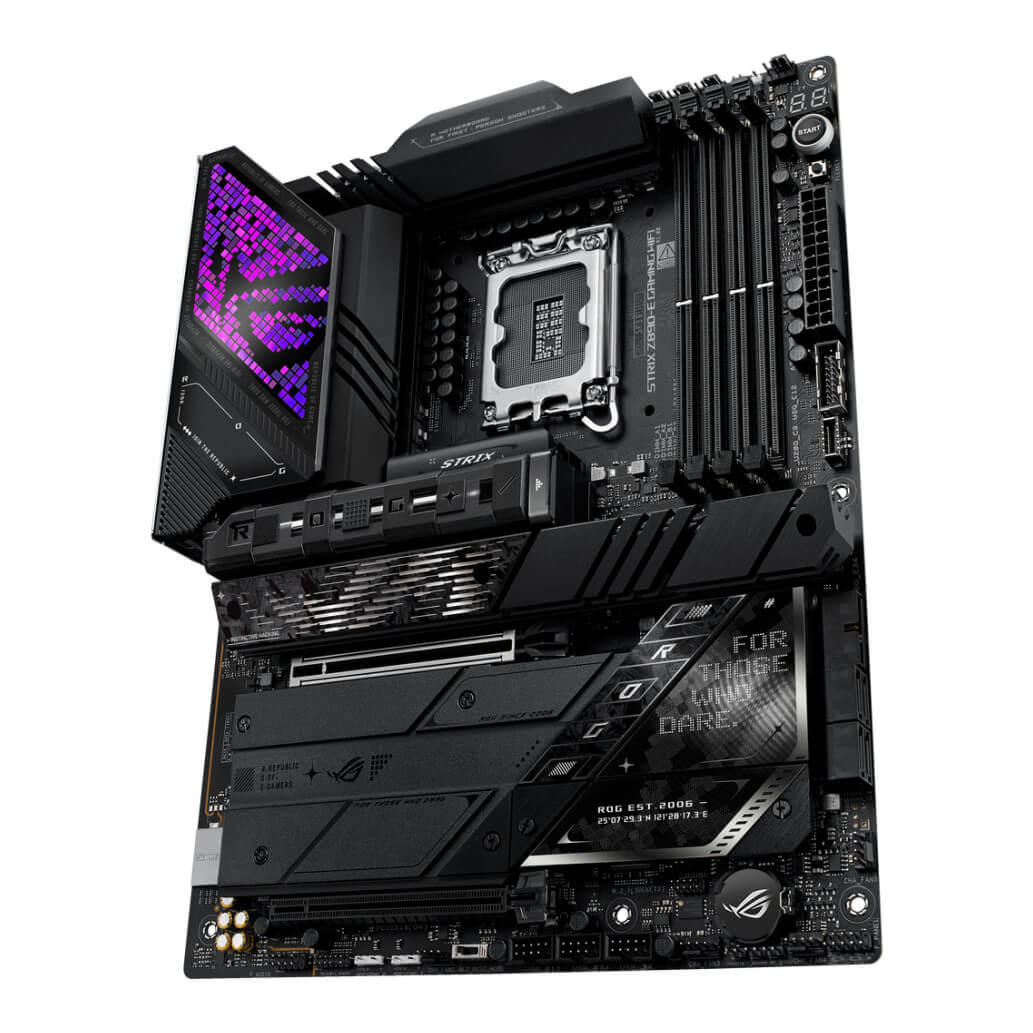 Osnovna plosca LGA1851 Asus ROG Strix Z890 E Gaming WiFi ATX 1xHDMI 2.1 1xDisplayPort 1.4a 3