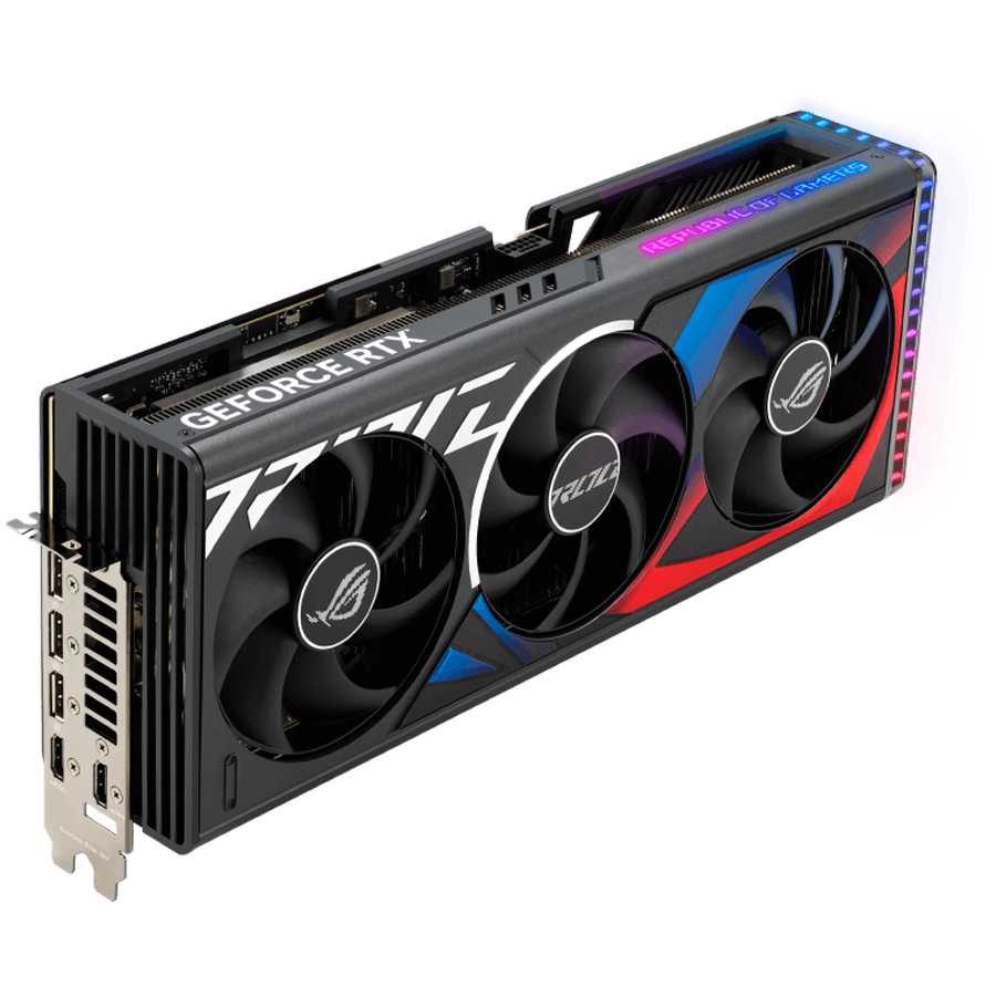 ASUS ROG Strix GeForce RTX 4090 OC Edition 24GB GDDR6X graficna kartica z DLSS 3 and chart topping thermal performance PCIe 4.0 2xHDMI 2.1a 3xDisplayPort 1.4a 1