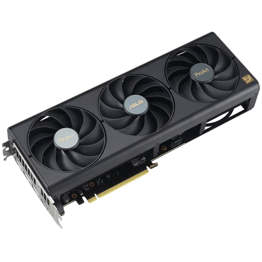 ASUS graficna kartica NVidia ProArt GeForce RTX 4060 Ti OC Edition 16GB GDDR6 VGA prinasa eleganten in minimalisticen slog za krepitev ustvarjalnih PC sistemov PCIe 4.0 1xHDMI 2.1a 3xDisplayPort 1.4a 1