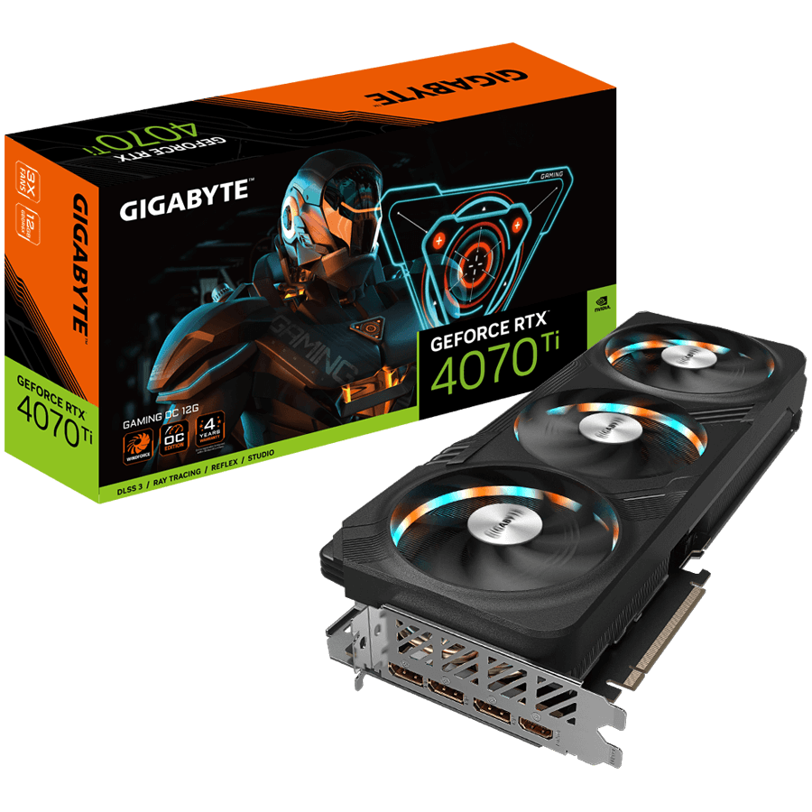 GIGABYTE GeForce RTX 4070 SUPER GAMING OC 12G GDDR6X graficna kartica PCIe 4.0 1xHDMI 2.1a 3xDisplayPort 1.4a
