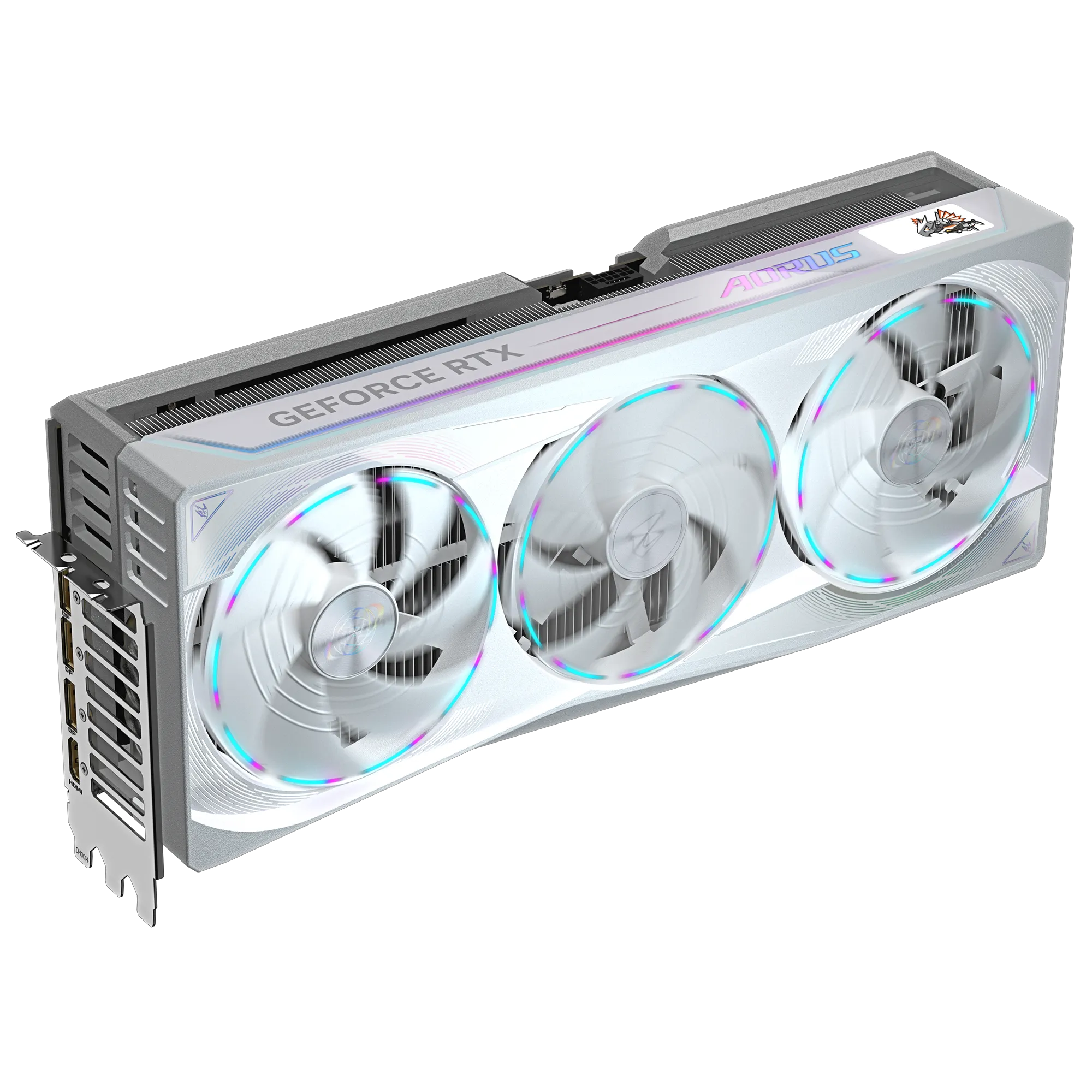 Gigabyte AORUS GeForce RTX™ 5090 MASTER ICE 32G RGB Ventilatorji
